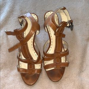 Coach strappy heels